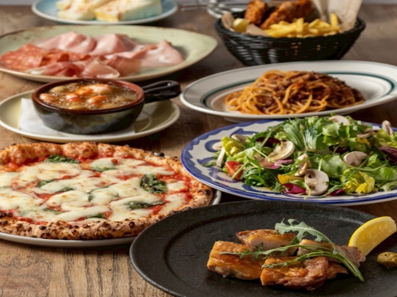 【 GREENプラン 】おひとり様 4,000円
【 GREENプラン(FREE DRINK 90min.付) 】おひとり様 6,000円
【 GREENプラン(スパークリングワイン付きのFREE DRINK 90min.) 】おひとり様 6,500円
