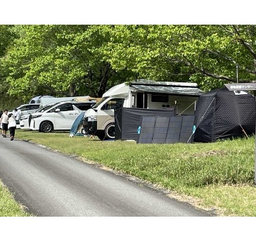 はさまじ里山の森公園　Camp　Area