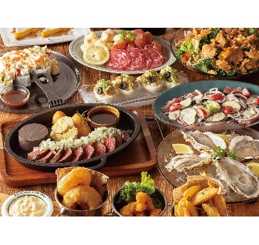 【PartyD　DELUXEコース】(全9品)2時間飲み放題付　6930円⇒6300円(税込)