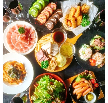 貸切【6000円コース】2H飲放/料理10品/大満足のボリュームコース♪