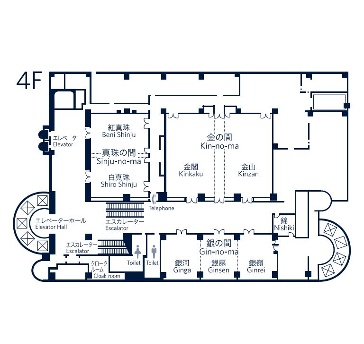 中宴会場（4F）　金の間