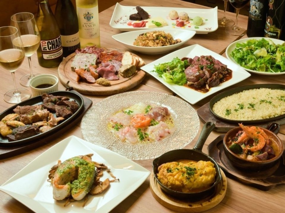 【2時間飲み放題付・お席2時間30分】スタンダードTEPPAN 5,000円コース