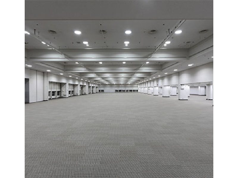 【展示ホール：A・B・C】3ホール合計2866㎡の大ホール