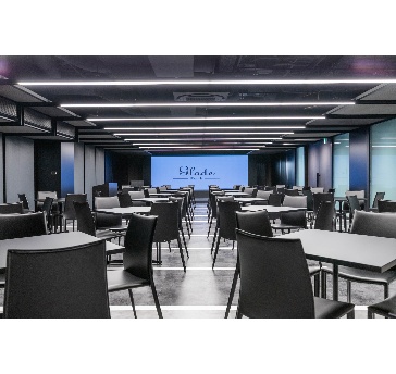 8階：昼の宴会プラン（朝6時〜16時まで利用可）｜ 会場3時間＋ビュッフェ＋飲み放題2時間＋音響設備＋160インチLEDビジョン＋無線マイク2本付き