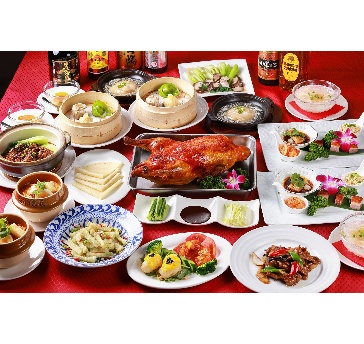 「飛龍」コース8000円 【全11品+飲み放題2ｈ付】『北京ダック』『海老チリ』がついた贅沢コース
