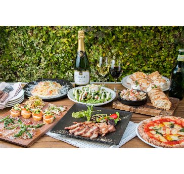 【本格イタリアンを堪能!プレミアムプラン】本格石窯で焼き上げるこだわりのピッツァとイタリアを代表するシェフこだわりの料理を存分にお楽しみいただけること間違いなし!※月曜〜木曜のご利用で特典あり!