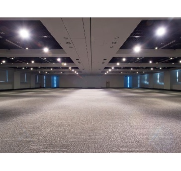 ２Fザ・グリーンホール
邪魔になる柱が1本もないスクウェアな550㎡の大空間
スポットライトのみの演出も可能です！