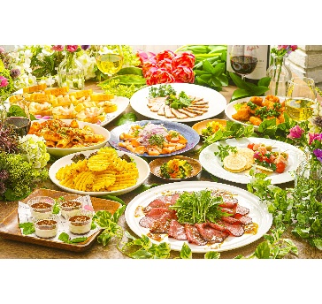 【2時間飲み放題】プレミアムプラン＜11品＞会場3時間込 最低保証金額:220,000円(税込)～