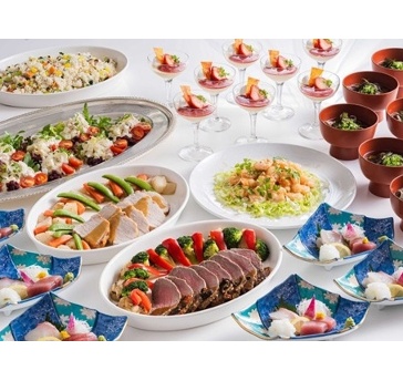 秋の美食 宴会プラン
ご宴会プラン【フードコース　5,500円】（和洋中 折衷料理 or 中国料理 or 洋食料理）