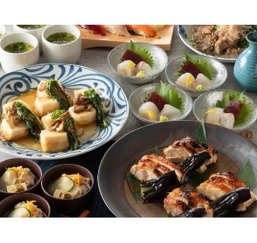 【あかつきコース】全9品 2時間飲み放題付 5,280円⇒4,800円(税込)