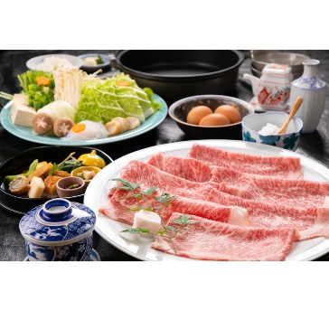 【忘年会・歓送迎会・同窓会・宴会】特選近江牛肉すき焼き・しゃぶしゃぶプラン