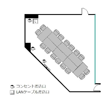 島型レイアウト・最大定員16名