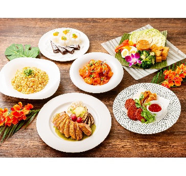 ～大皿形式　”アジアン”テーブルシェア～ 料理7品+選べる飲み放題+開催特典