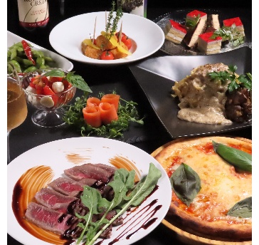 【幹事様必見】メインに道産牛付き全9品＋2時間飲み放題付きFELIZプラン　5500円