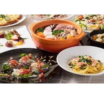 【ビュッフェプラン：5,500円】お料理9品＋飲み放題付き