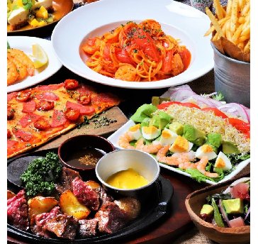 【宴会】ハワイを満喫！人気料理を集めた【アロハパーティーコース】