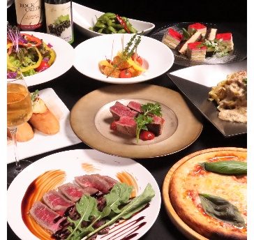 【特別な会に！！】肉・魚含むフード全10品＋2時間飲み放題付きFELIZ贅沢プラン　6000円