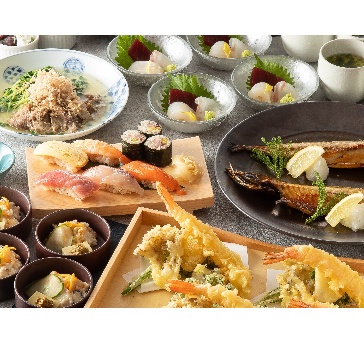 【あおいコース】全9品 2時間飲放題付 6380円⇒5800円（税込）