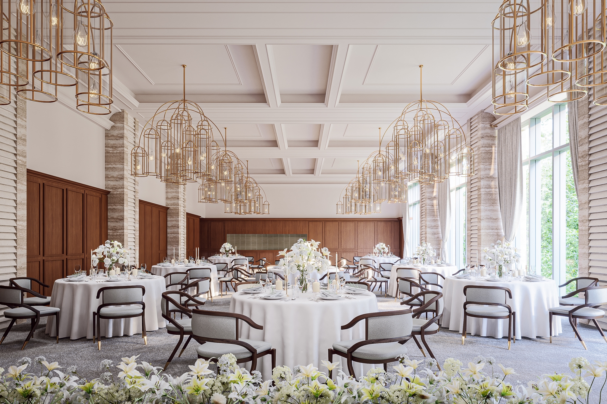THE MARITIME ROOM（立食180名/着席136名/スクール162名/シアター268名）
各種会議・セミナーも承っております。ガラス張りの開放感ある会場にテラスデッキ付きのバンケット。いつもと違う雰囲気で、特別な会をお手伝いさせていただきます。