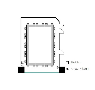 ロの字 : 最大28名