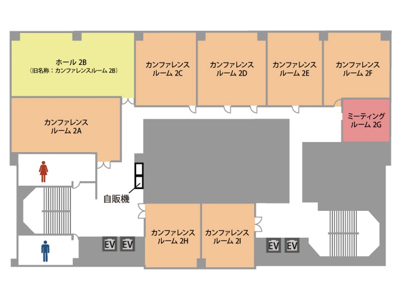 2階フロアー図