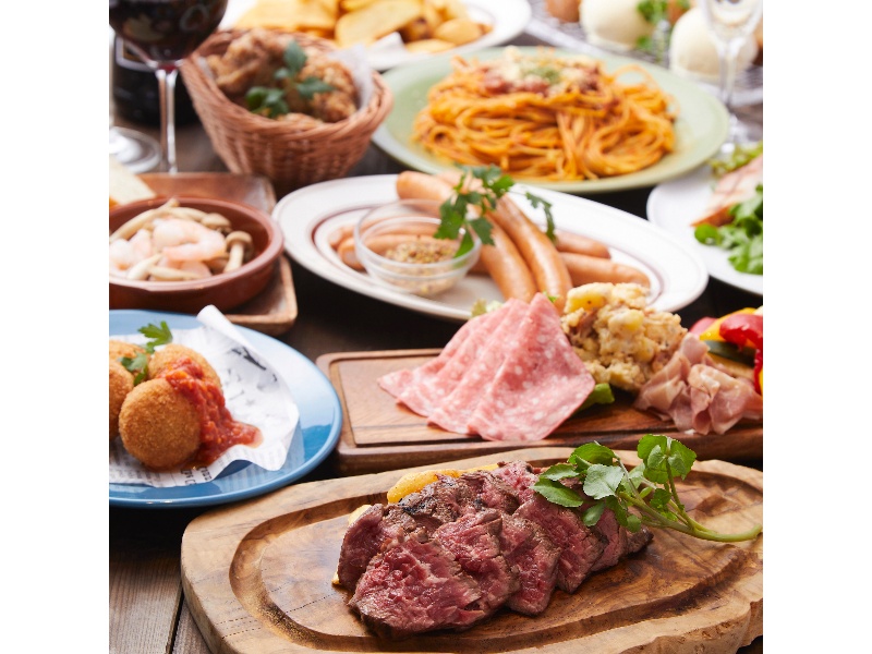 熟成肉のグリルなどのワインホールのおすすめ料理を堪能できます。
ご宴会、女子会、合コンなど各種パーティーにオススメです。
