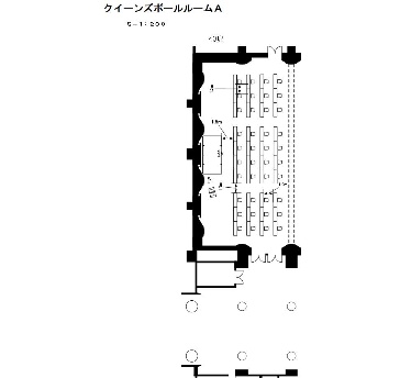 ソーシャルディスタンスレイアウト　スクール40席