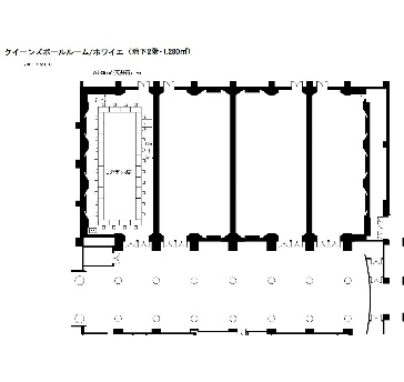 ソーシャルディスタンスレイアウト　ロの字28席