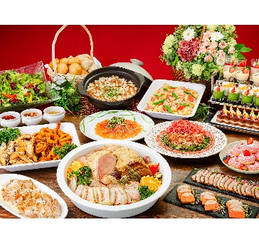 ～ビュッフェ形式　シーズンコース～ 料理10品+選べる飲み放題+開催特典