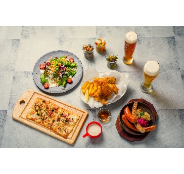 【2時間飲み放題付き】直輸入のドイツビールやカクテル、ワインが豊富♪ドイツの前菜、薄焼きピッツァ"フラムクーヘン"、自慢の国産豚のソーセージ盛合せ全8品を堪能する～￥4500ダンケコース～