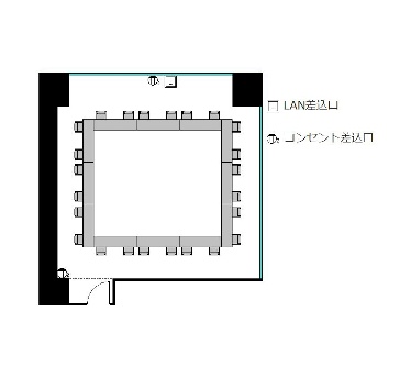 ロの字 : 最大24名