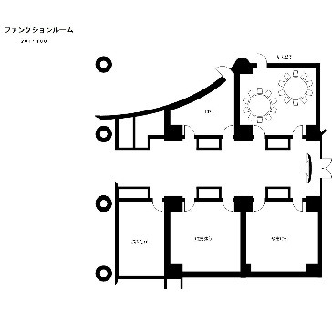 正餐20名様レイアウト