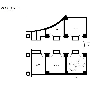 正餐20名様レイアウト