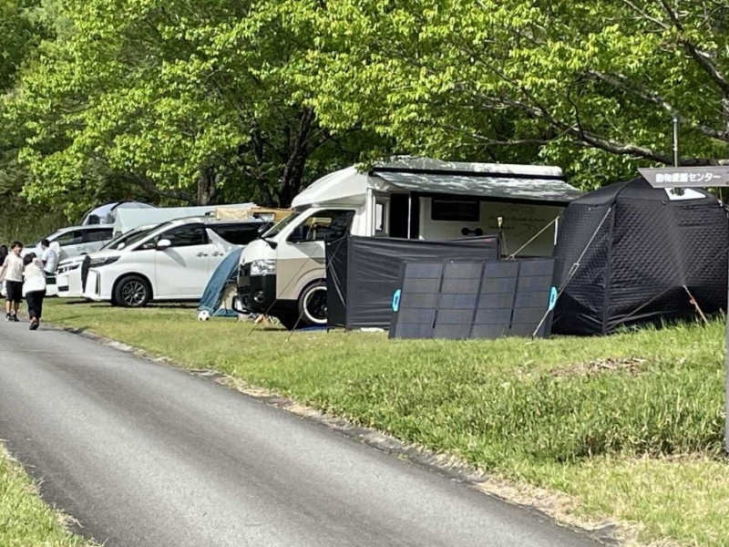 はさまじ里山の森公園　Camp　Area