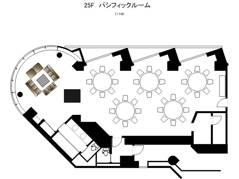 正餐レイアウト