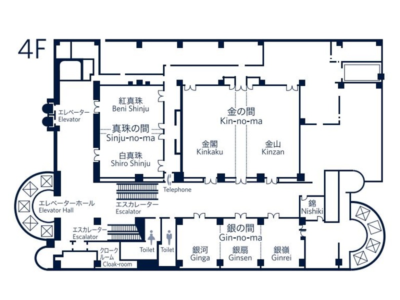 中宴会場（4F）　金の間