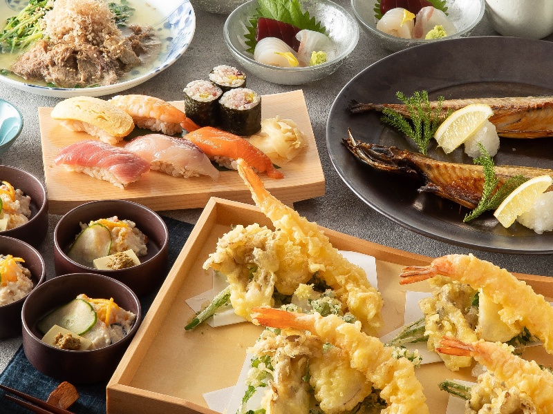 【あおいコース】全9品 2時間飲放題付 6380円⇒5800円（税込）