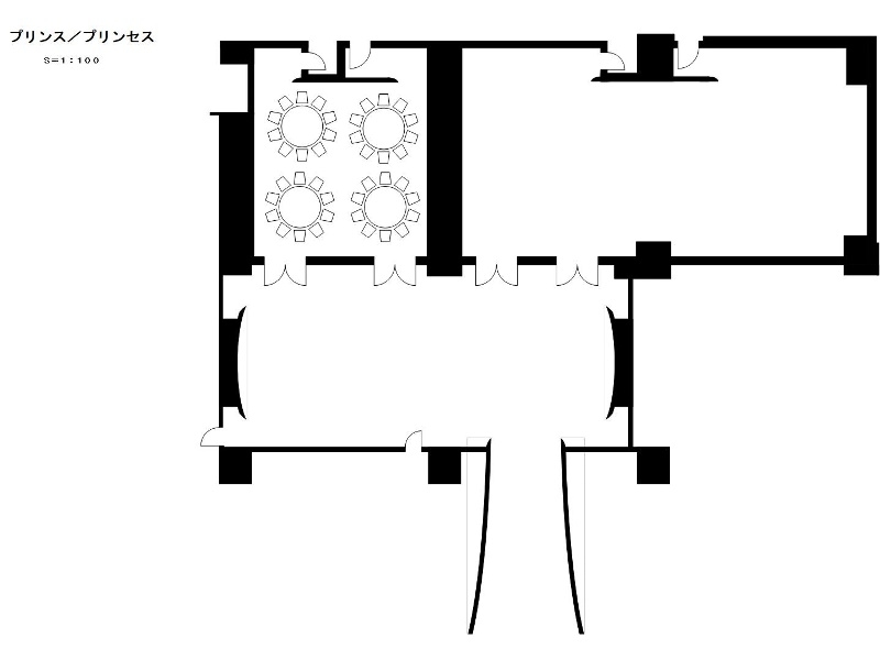 正餐40名様レイアウト