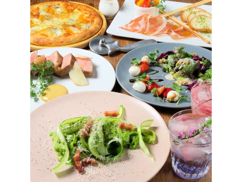 【交流メインならコチラ】軽食・おつまみ全7品＋3時間飲み放題付き　フェリースパーティープラン　7000円