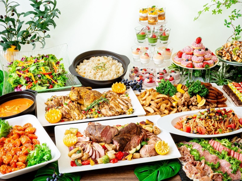 【貸切宴会】～ボリュームコース～料理8品食べ放題付きビュッフェ+選べる飲み放題+開催特典