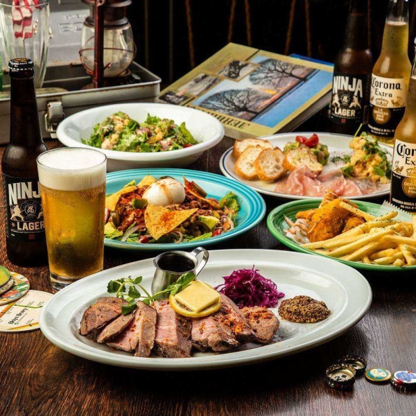 2.5時間飲放題】ポークバターステーキ&選べる〆の定番スタンダード7品コース