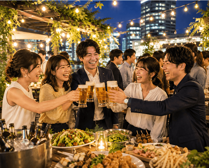 【7・8・9月限定★1,000円OFF】納涼会・暑気払いプラン6,000円～
\夏季限定/通常プランよりお一人様1,000円OFF！
