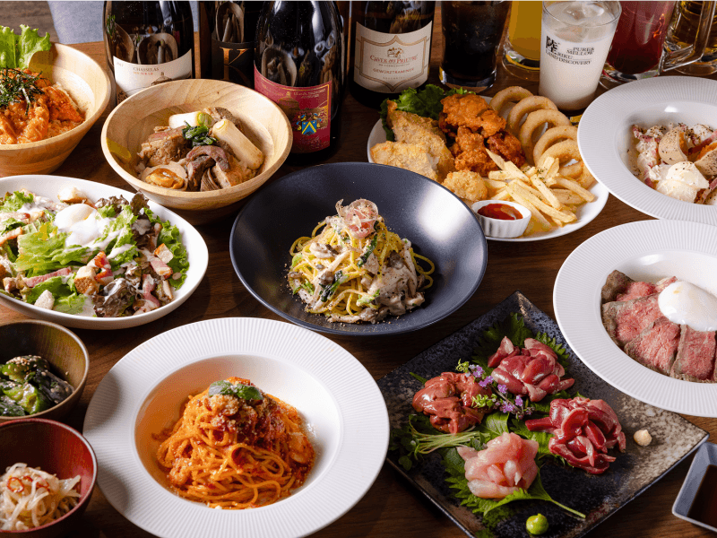 【2時間飲み放題付】同窓会・懇親会・歓送迎会・忘新年会 U-cafe Bコース