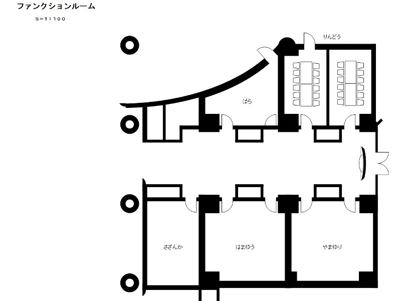 りんどうA・B　流しレイアウト