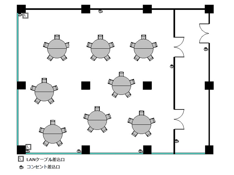 着席（正餐）：最大40名