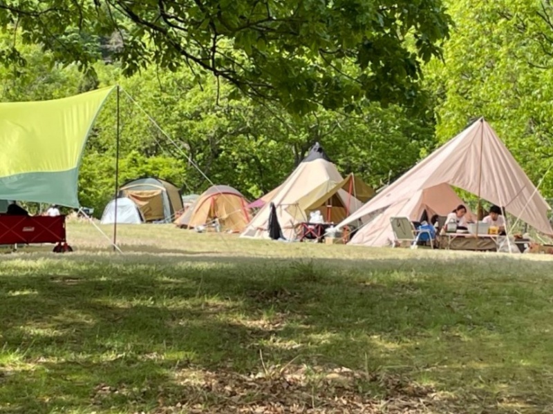 はさまじ里山の森公園　Camp　Area