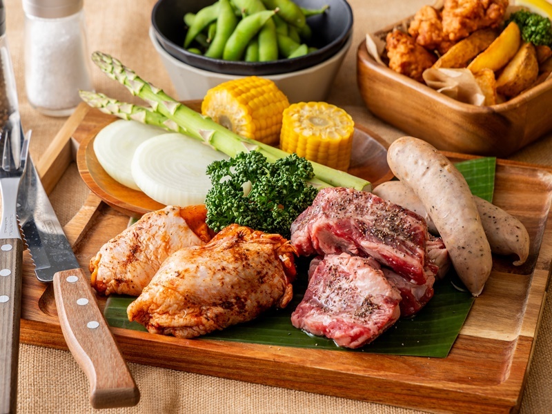 団体様専用♪スタンダードBBQコース<9品>2時間飲み放題