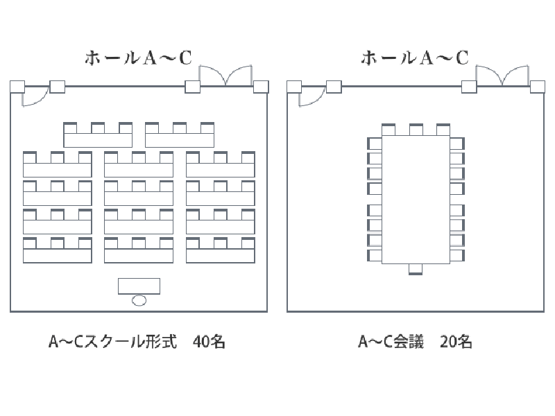 ホールB	