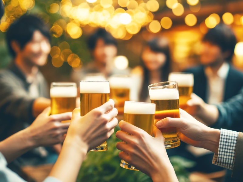 ＼幹事さん必見！／忘年会パーティープラン【トータル3時間＋お料理6品＋スパークリングワインも含めた飲み放題付き】