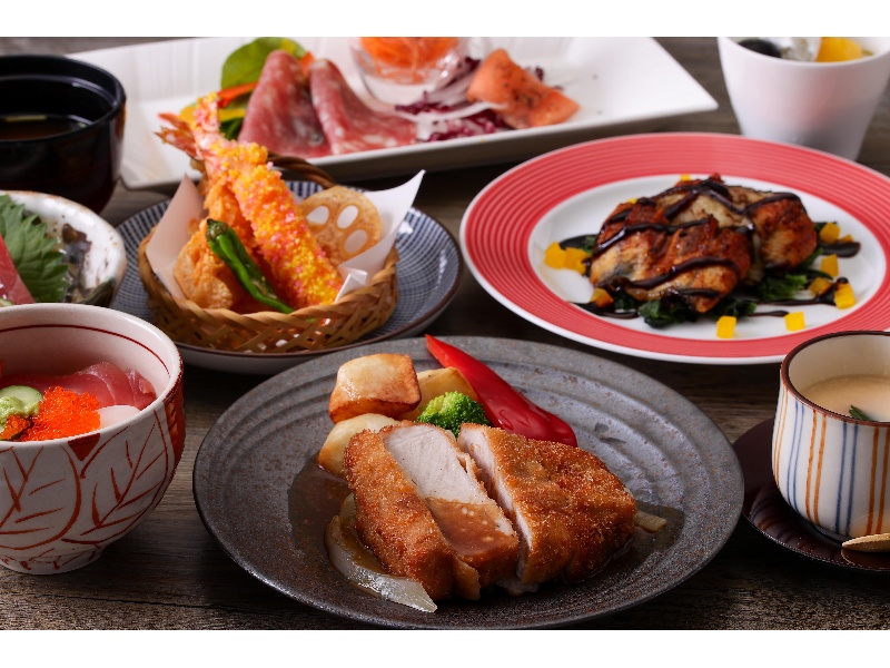 宴会場としても御利用可能です
※写真は個人盛り料理の一例